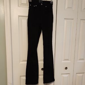 Asos Stretch Flare Black Jeans Size 26